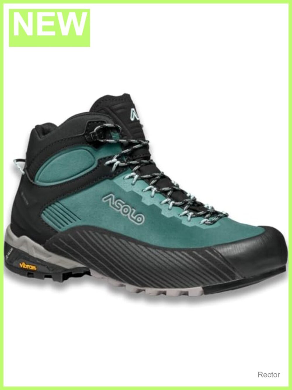 Women's Leather Hiking Boots Waterproof Gore-Tex Vibram Mid-Top Lace-Up